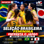 Brasil encara o Japão pelas quartas de final da Liga das Nações de Vôlei Feminino